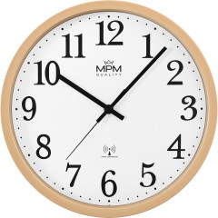 Nástenné hodiny MPM Radio Clermont rádiom riadené, 4503.50